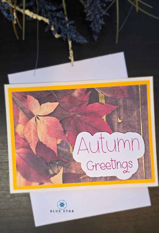 Autumn Greetings - Clean and Simple