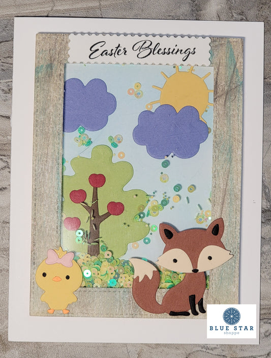 Easter blessings Shaker Cards