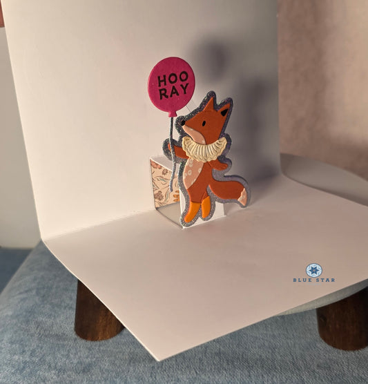 Happy Birthday (fun fold with bear)