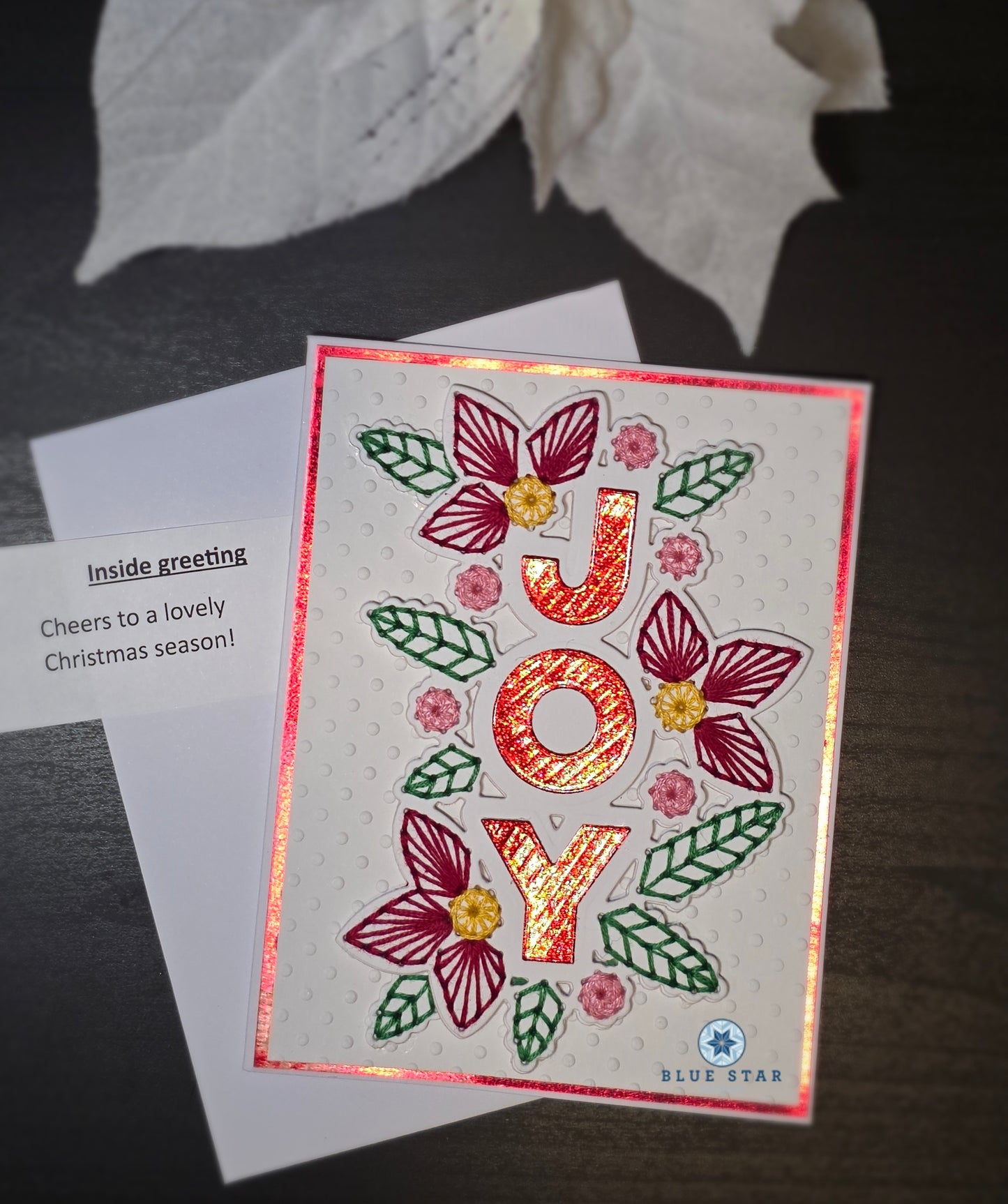 Joy - stitched floral