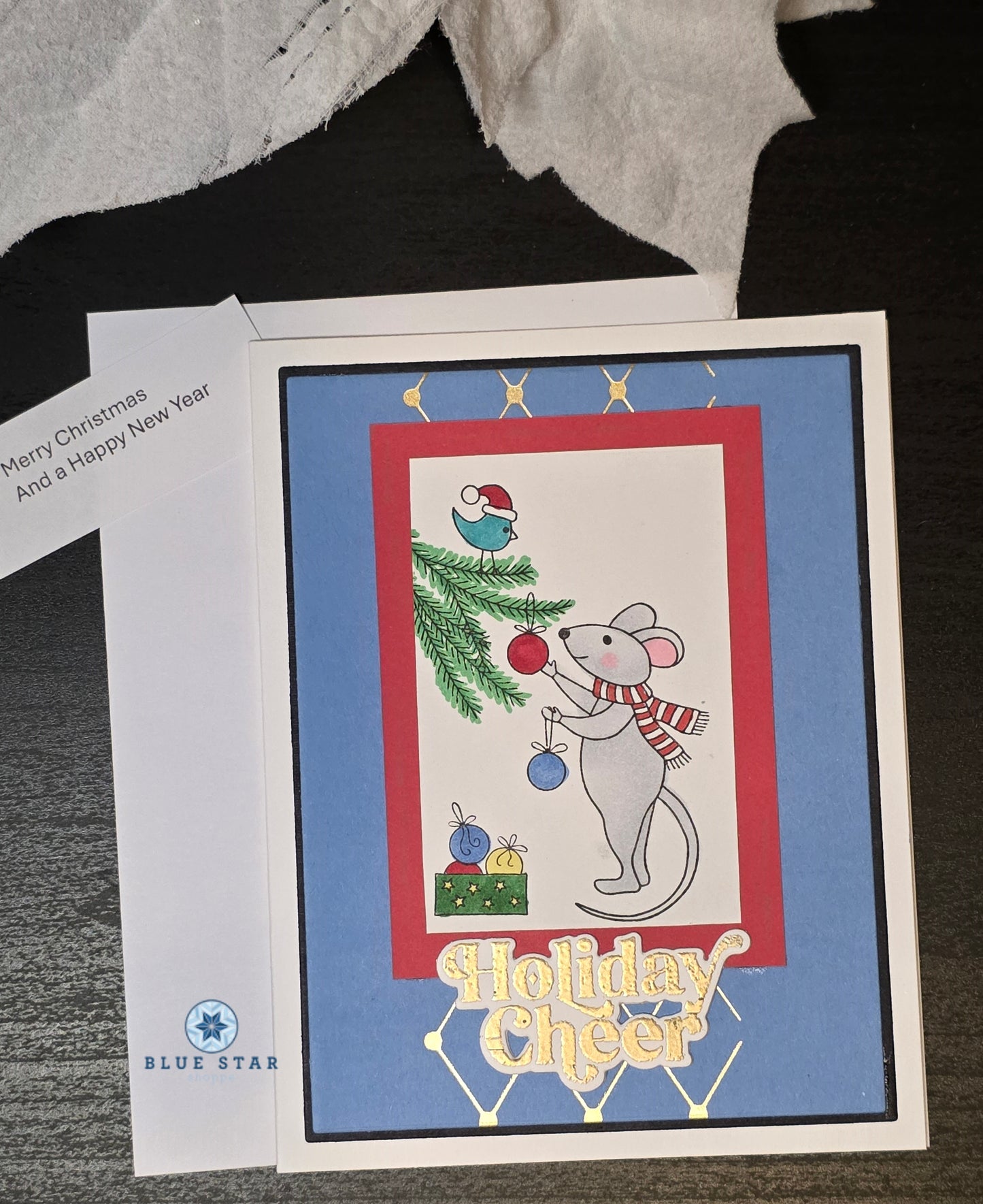 Mouse with Christmas Tree - Three variations