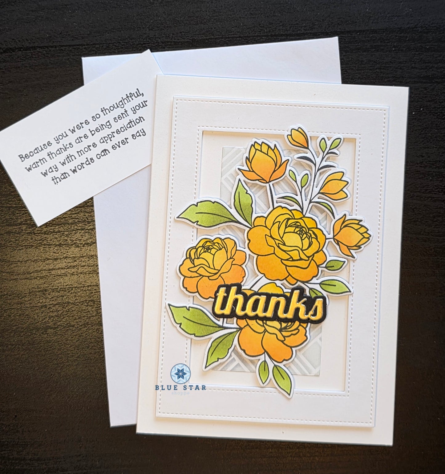 Thanks - Yellow Florals
