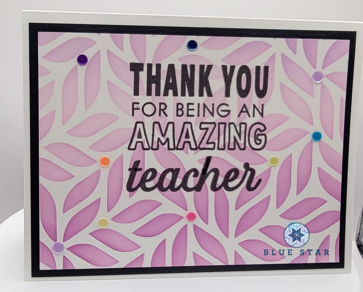 Thank you for being an amazing teacher
