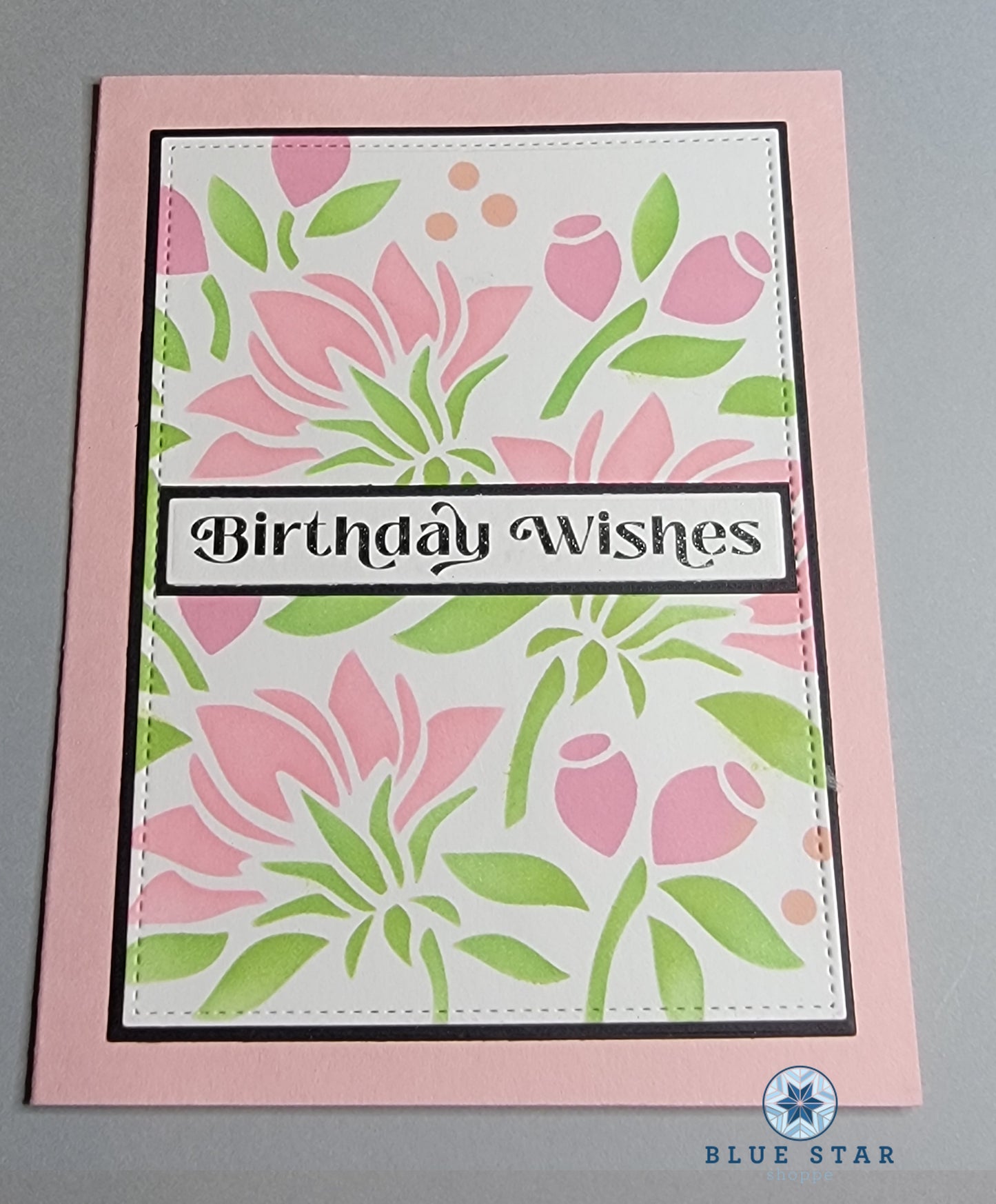 Birthday Wishes - pink floral