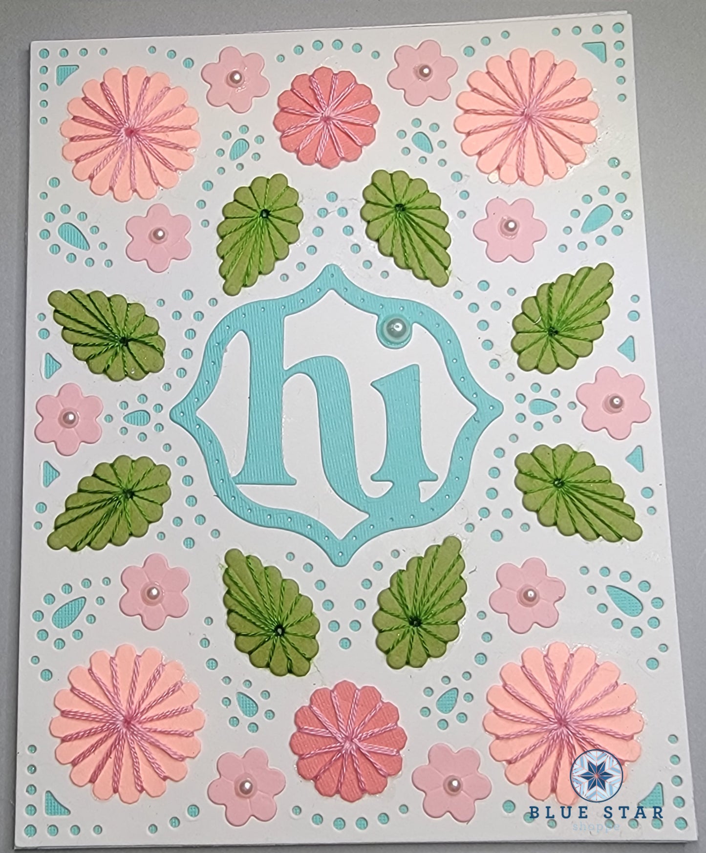 Hi - stitched floral