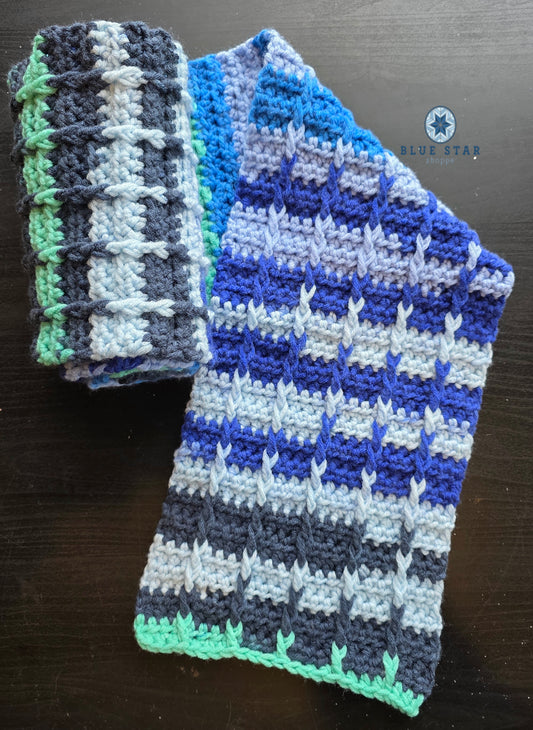 Multi-Color Cable Scarf