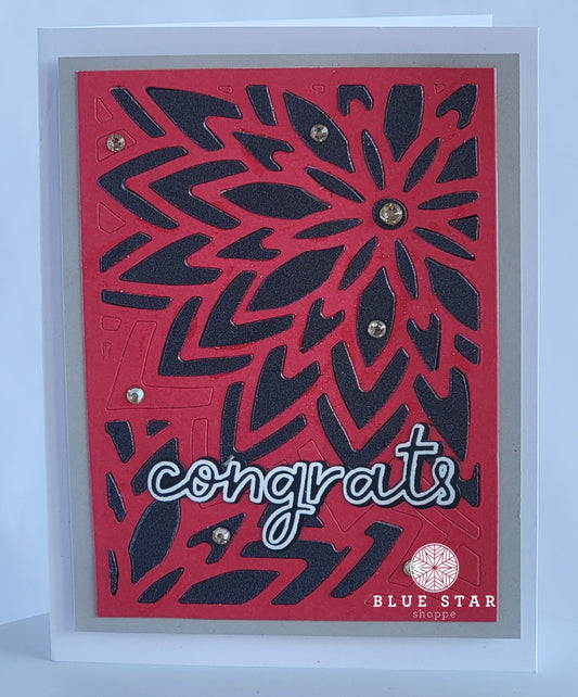 Congrats (black and red or black and yellow)