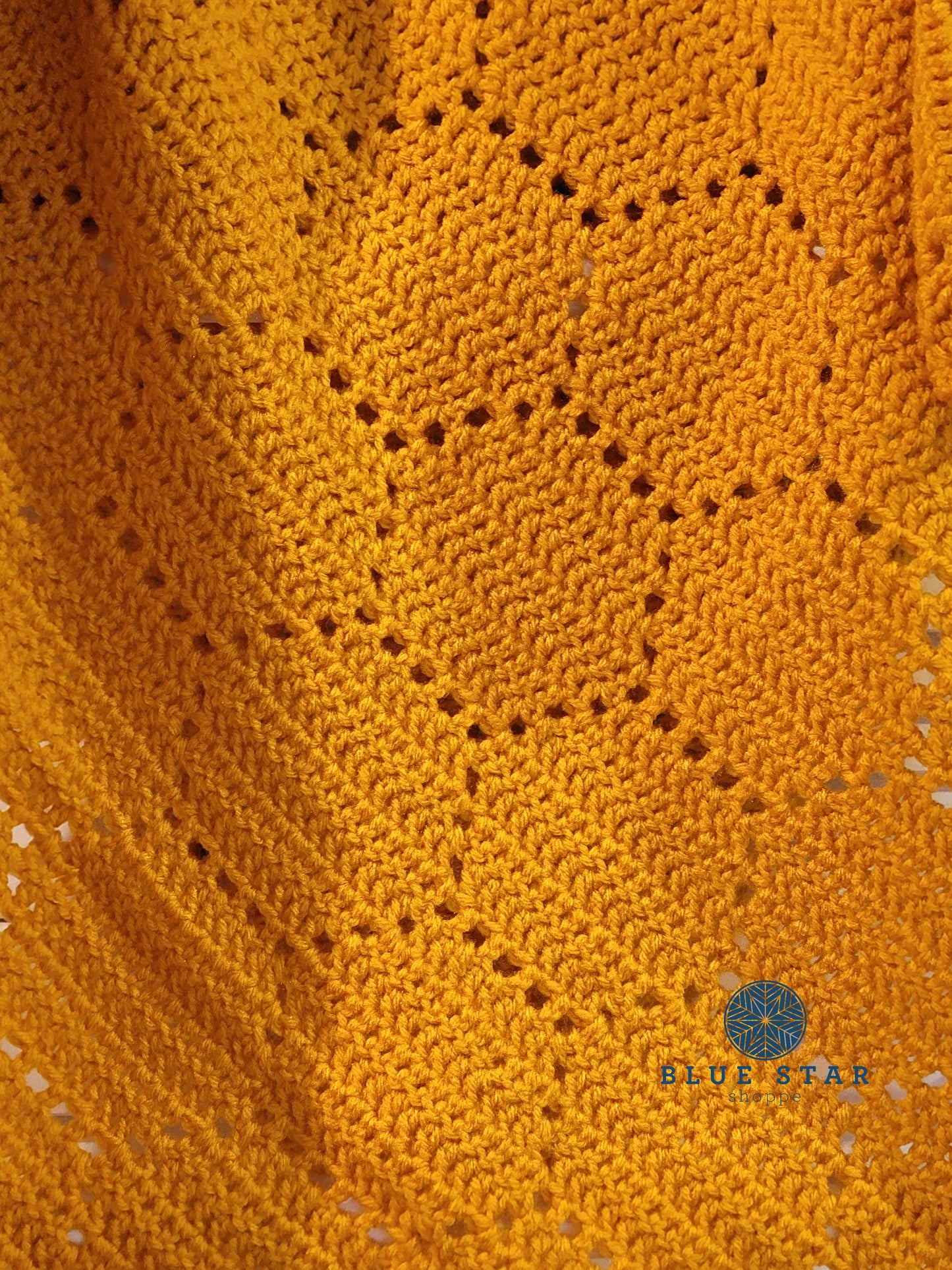 Honeycomb Crochet Blanket
