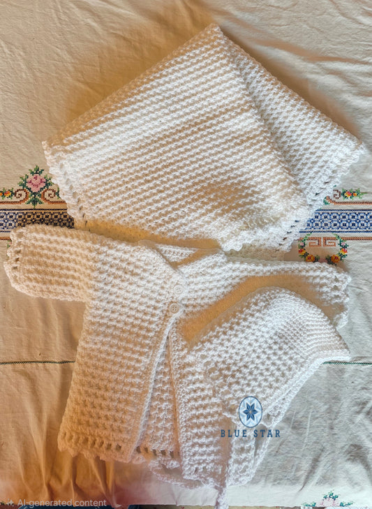Baby/Christening/Baptism/Religious event - 3 piece set