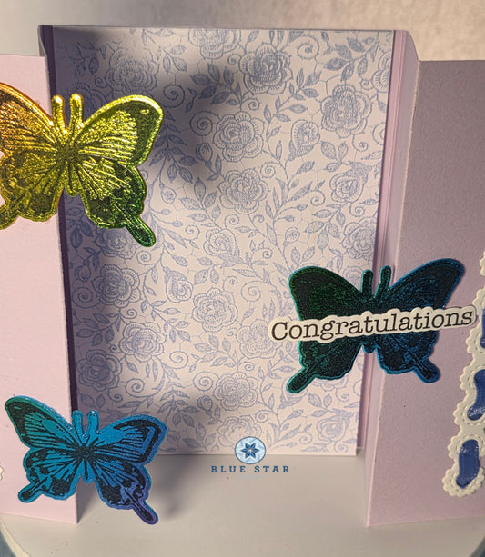 Congratulations - Butterflies