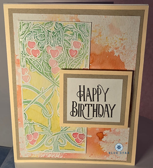 Happy Birthday (belated) (water color)