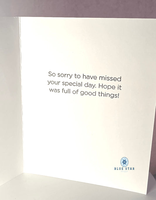 Happy Birthday (belated) (water color)