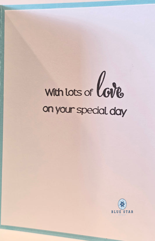 Happy Mother's Day (white lacy strip