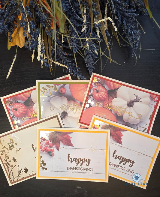 Happy Thanksgiving - Set/6 cards
