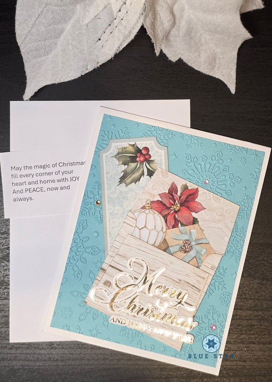 Merry Christmas mini envelope