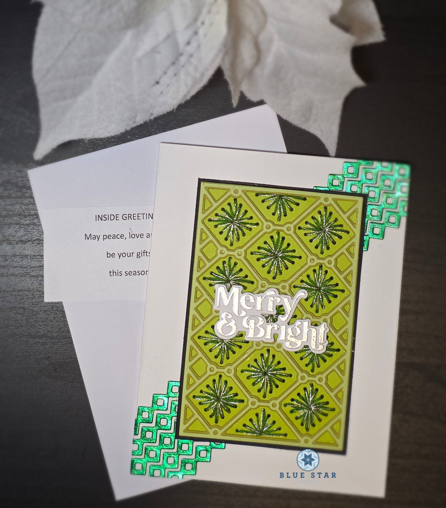 Merry & Bright - stitched