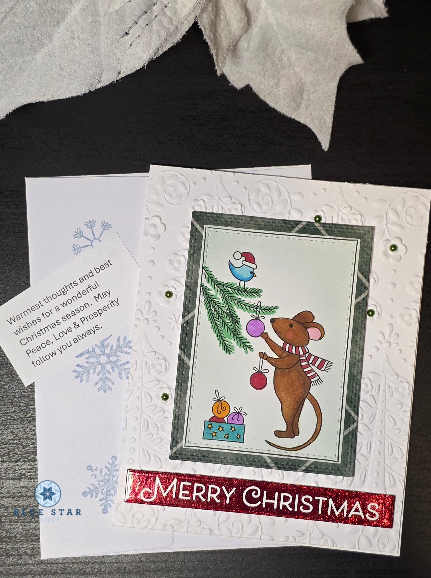 Mouse with Christmas Tree - Three variations