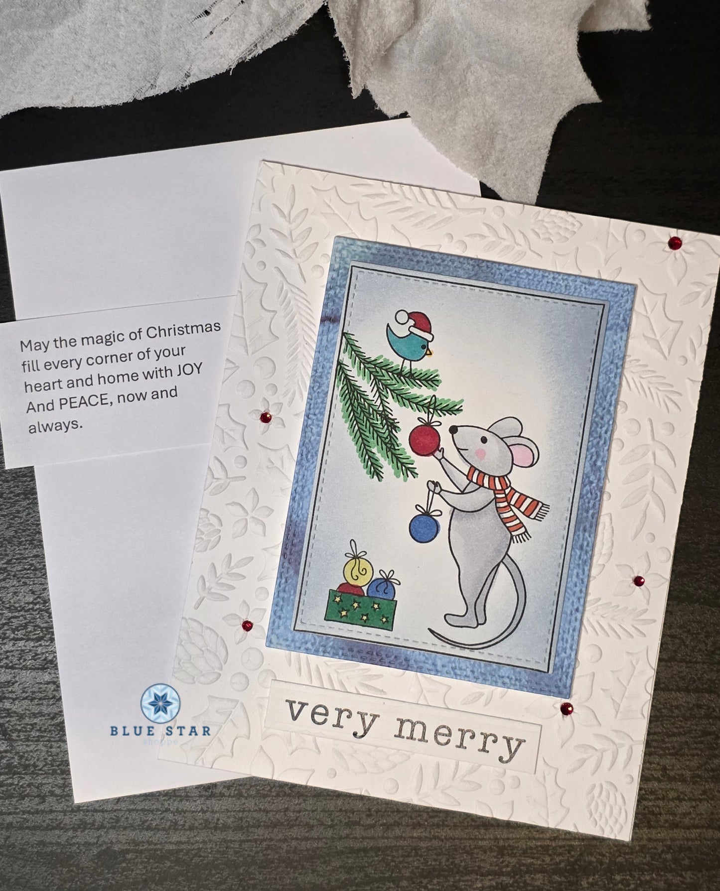 Mouse with Christmas Tree - Three variations