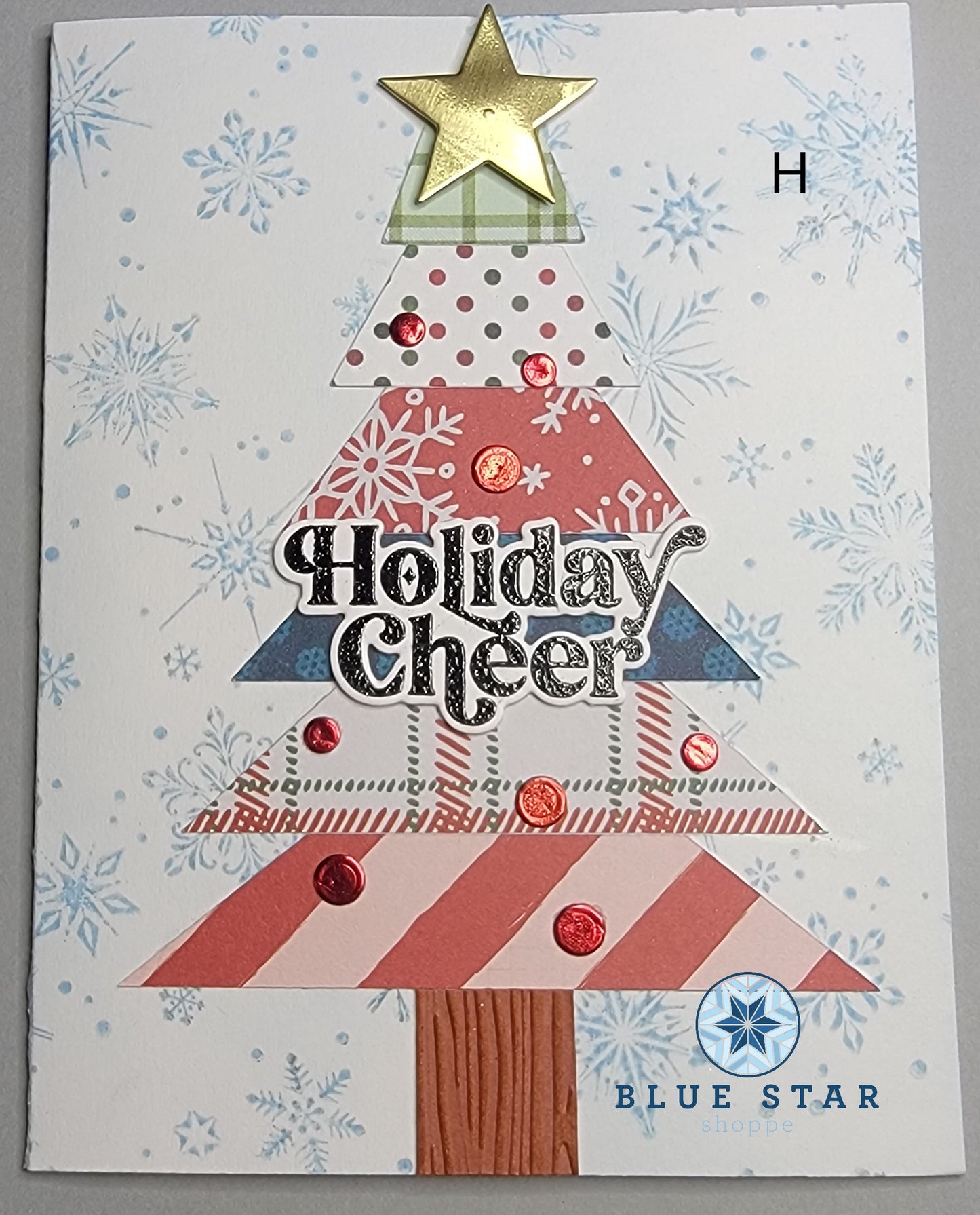 Christmas/Holiday Patchwork Tree Cards - several varieties