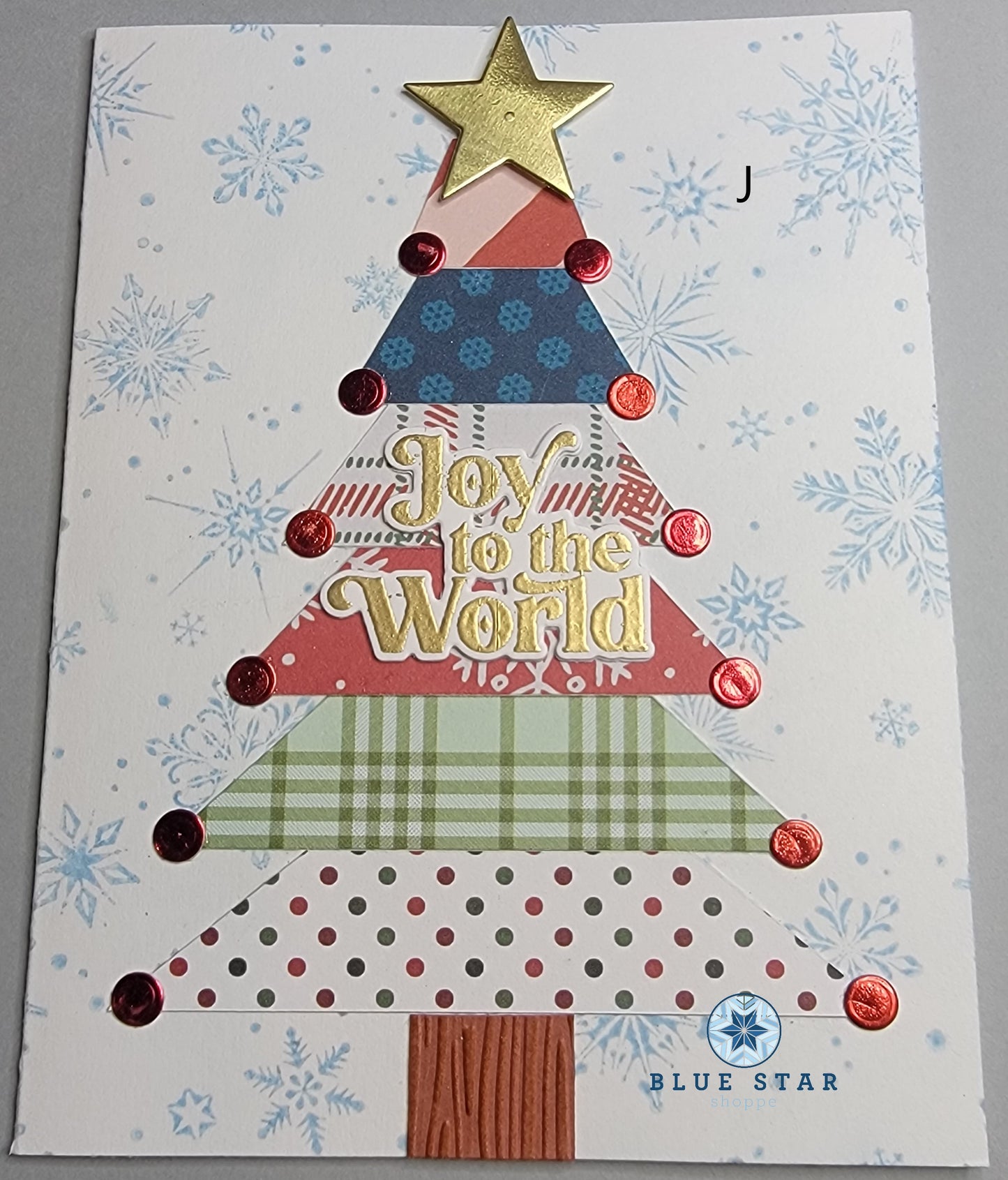 Christmas/Holiday Patchwork Tree Cards - several varieties