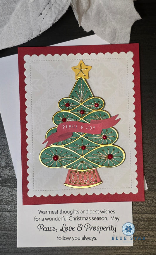 Peace & Joy - stitched