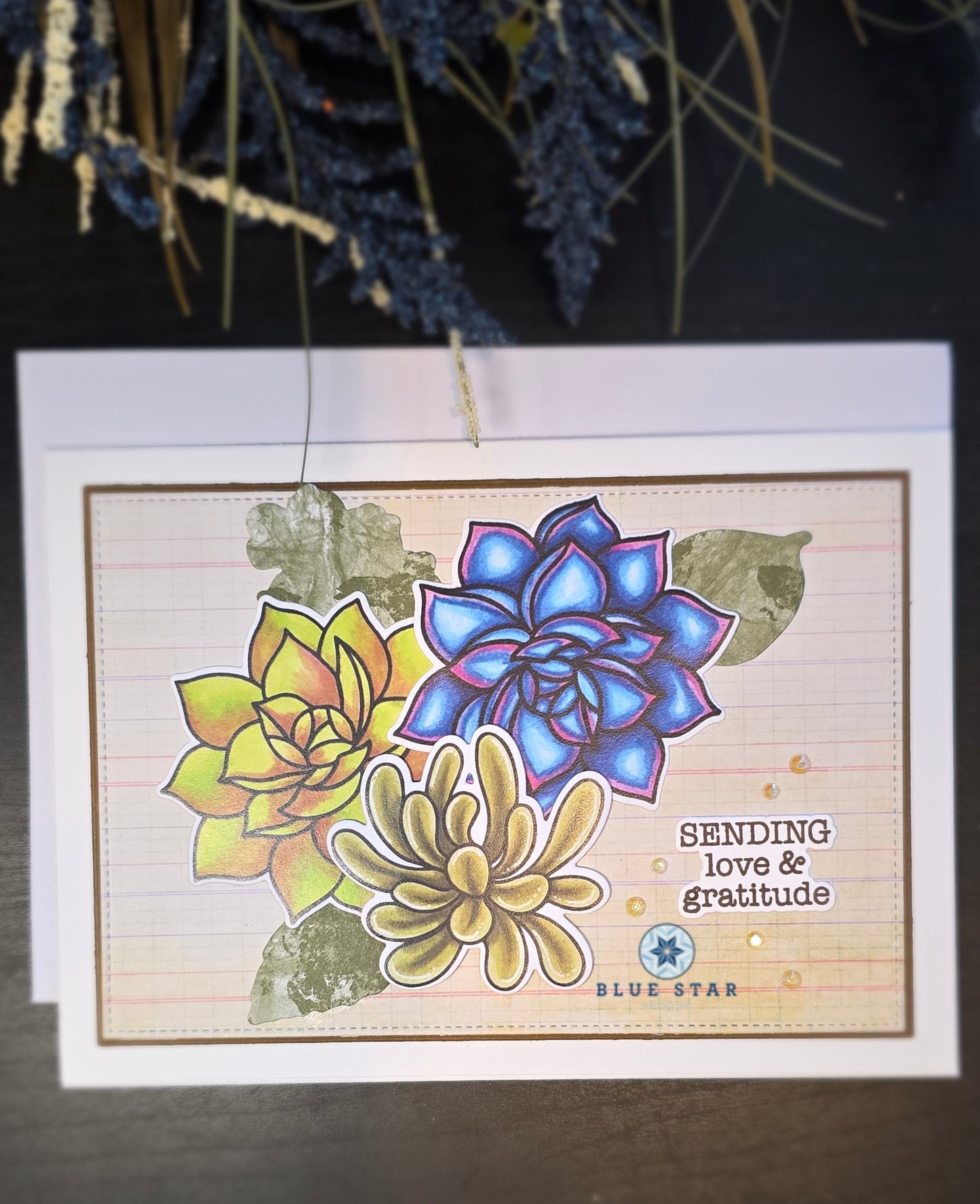 Sending Love & Gratitude - 5x7 card