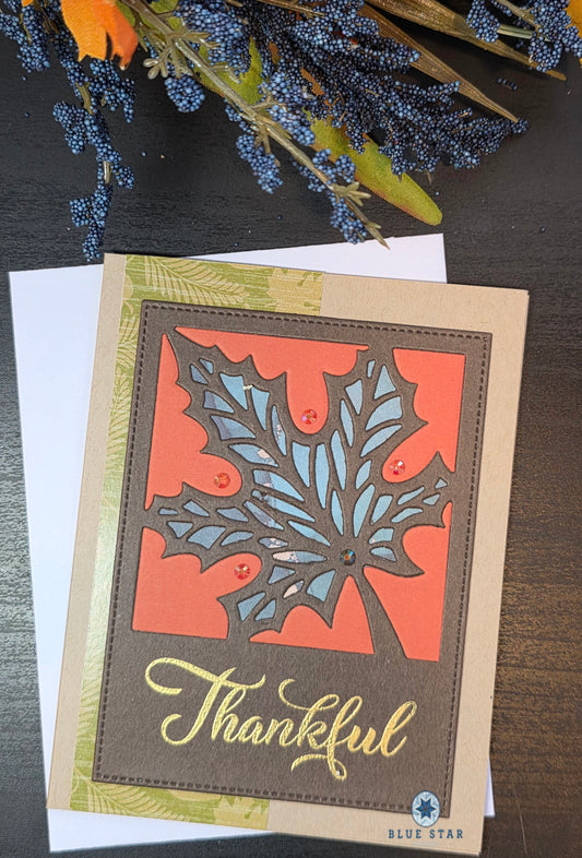 Thankful Cutout Leaf