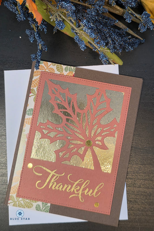 Thankful Cutout Leaf