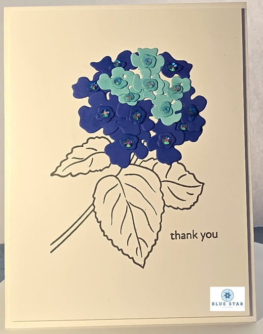 Thank You Blue Hydrangea