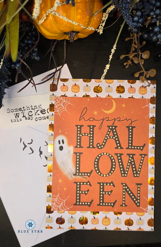 happy HALLOWEEN - pumpkin background