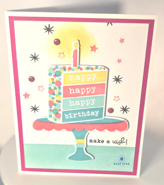 Happy happy happy birthday - make a wish!