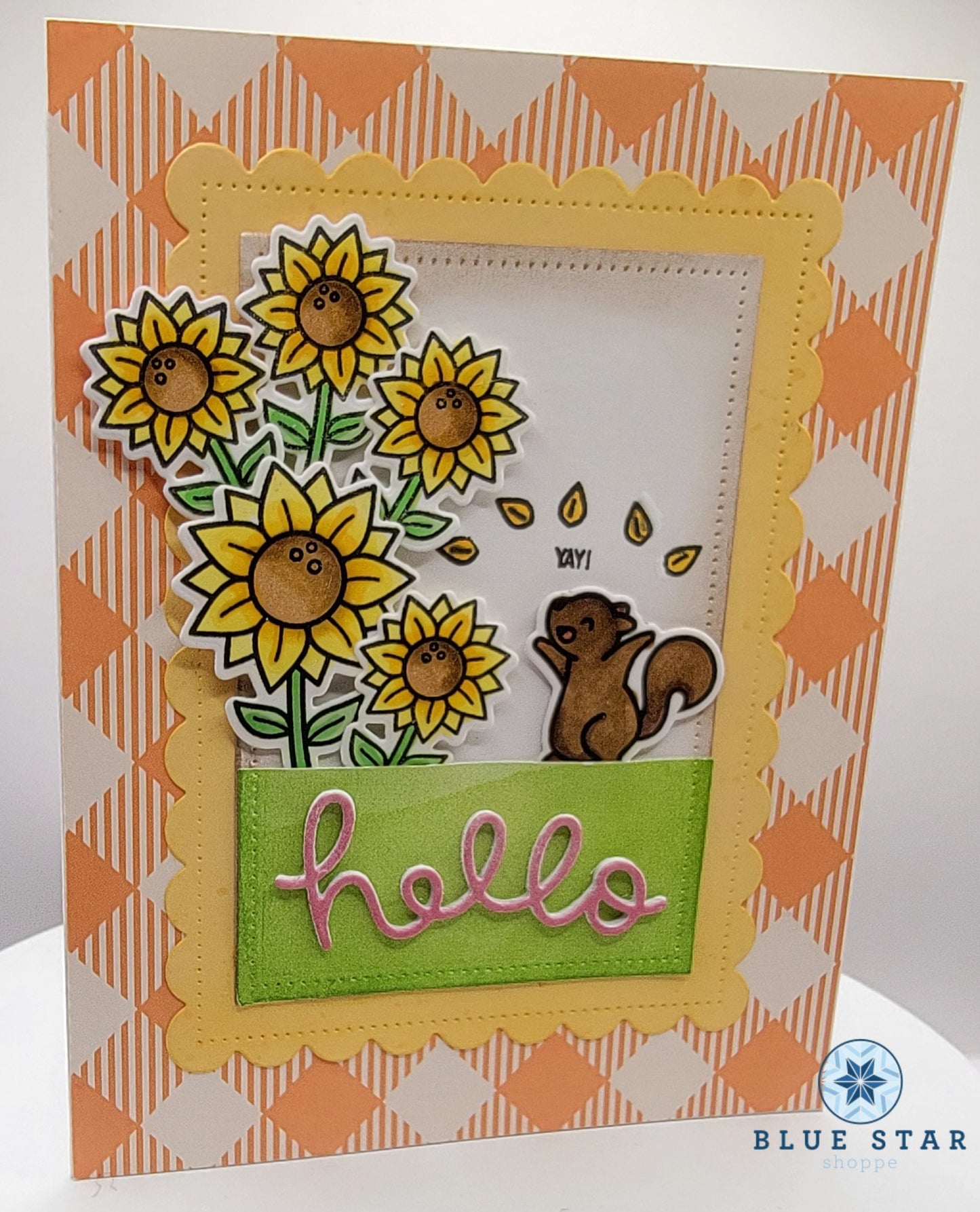 Hello (Floral with Squirrel)