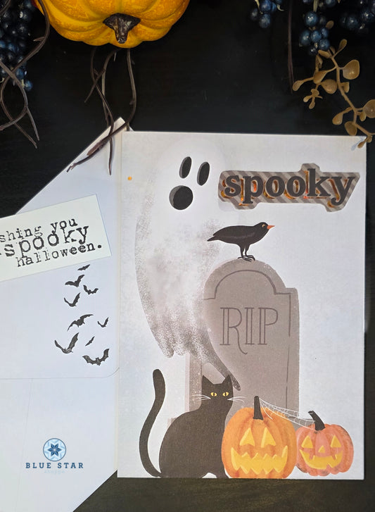spooky - ghost - tombstone