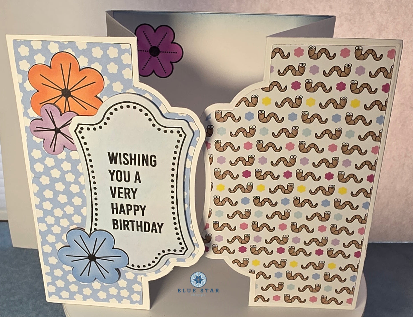 Wishing You a Very Happy Birthday - fun fold card