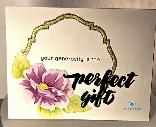 Your Generosity is the Perfect Gift